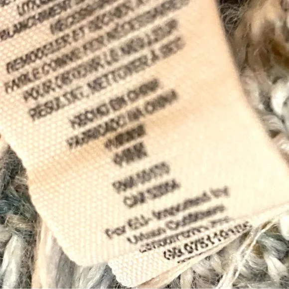 FREE PEOPLE Fringed Alpaca SOFTEST Wool Small Open Front long sleeved Sweater - Picture 4 of 14